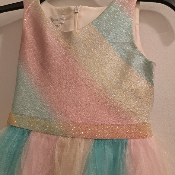 BONNIE JEAN GIRL RAINBOW DRESS SIZE 6X - Picture 7 of 7
